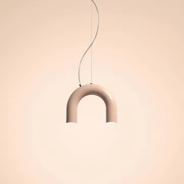 Arch single candeeiro pendente - Nude, 25,5 cm - Oblure