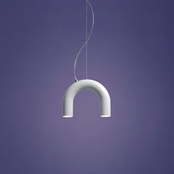 Arch single candeeiro pendente - White, 25,5 cm - Oblure