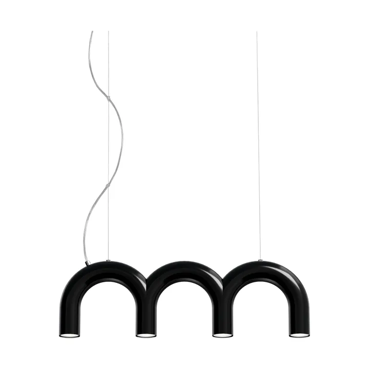 Arch triplette candeeiro pendente - Black, 65,6 cm - Oblure