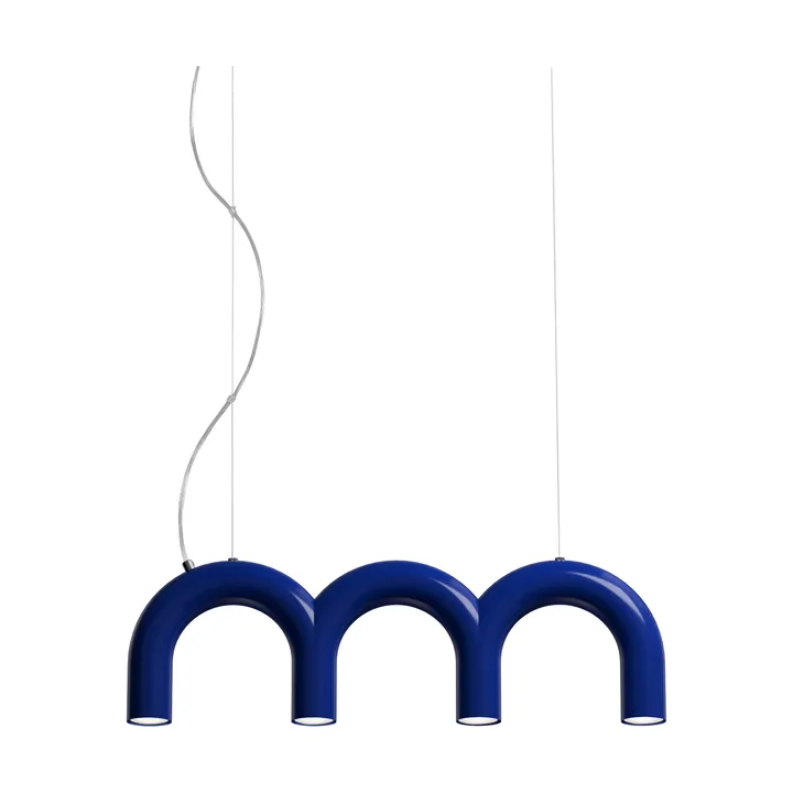 Arch triplette candeeiro pendente - Blue, 65,6 cm - Oblure