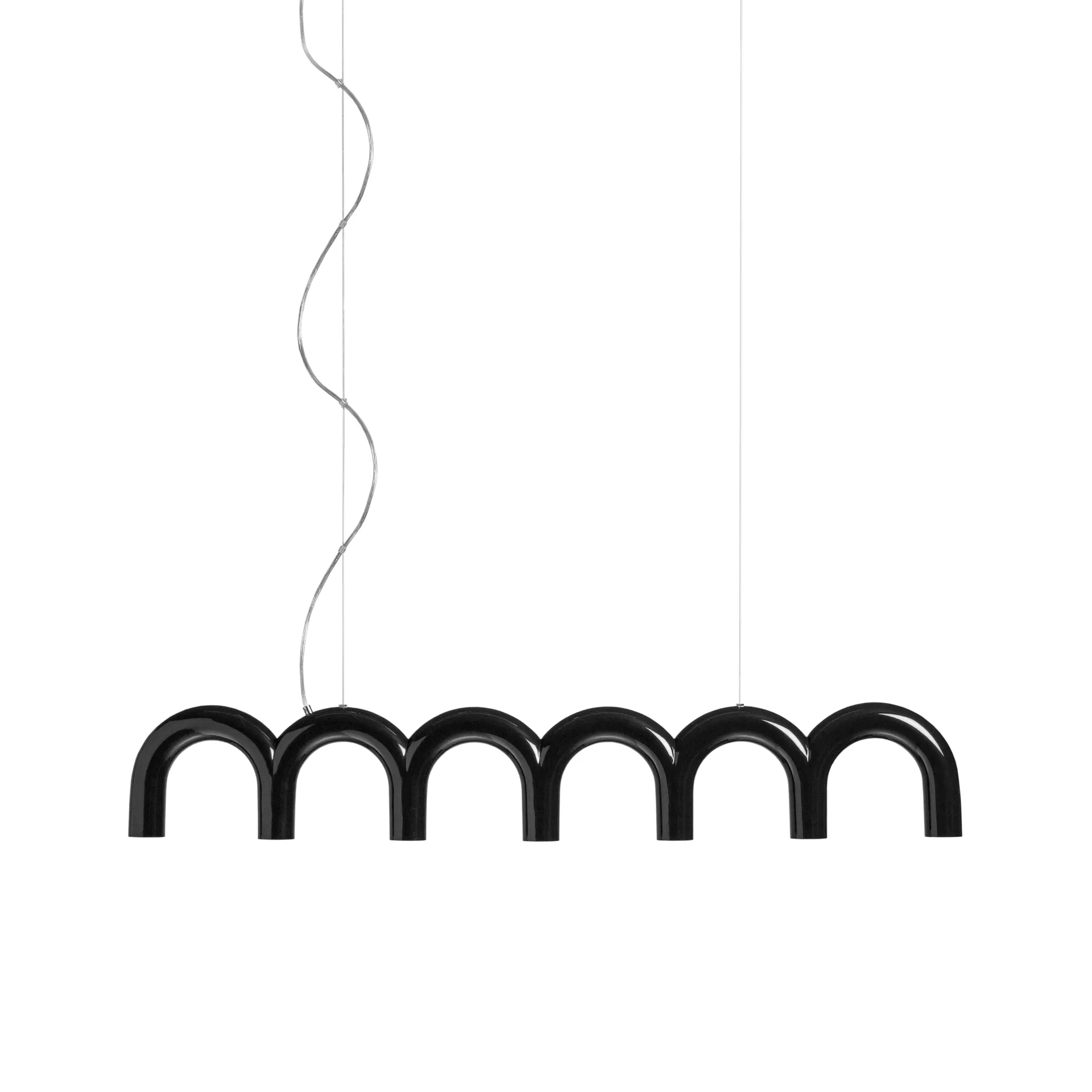 Candeeiro Arch 125,6 cm , Preto Oblure