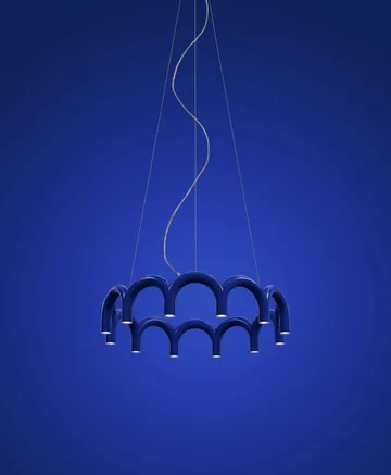 Candeeiro Arch circle Ø76 cm - Blue, Ø98 cm - Oblure