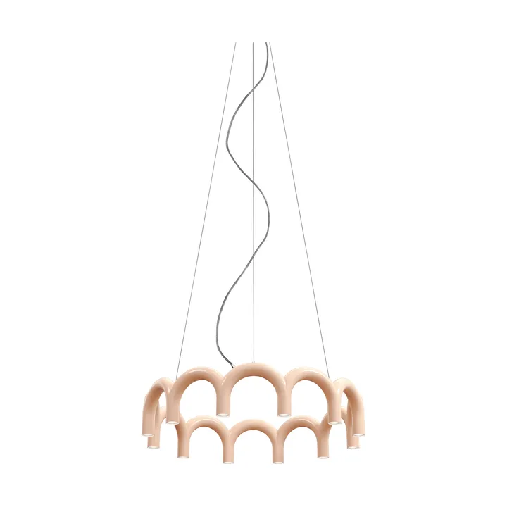Candeeiro Arch circle Ø76 cm - Nude, Ø98 cm - Oblure