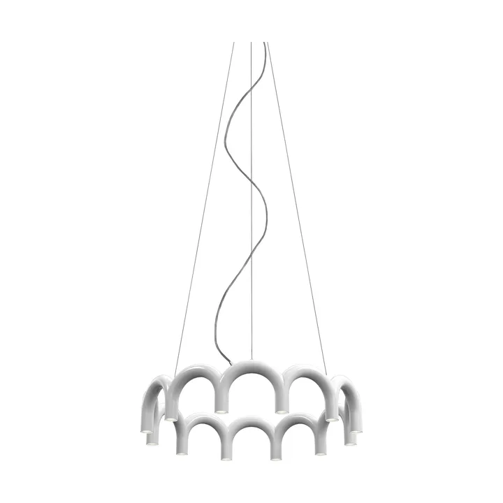 Candeeiro Arch circle Ø76 cm - White, Ø98 cm - Oblure