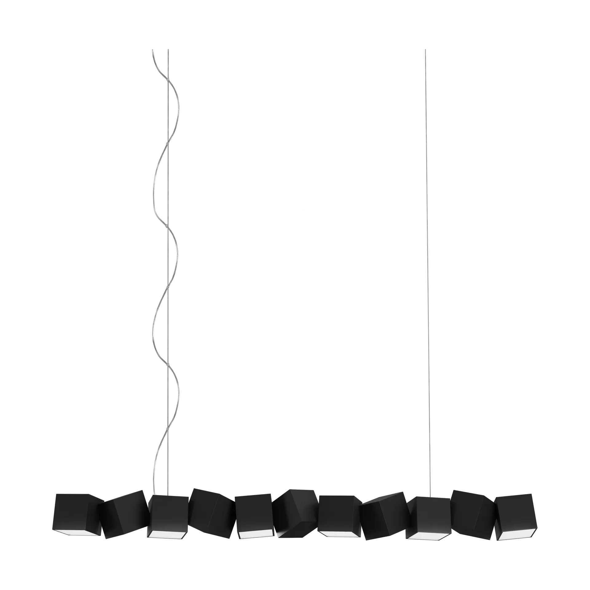 Candeeiro Blockchain system 11 , Preto Oblure