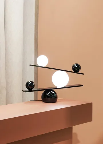 Candeeiro de mesa Balance  - Black, v2 - Oblure