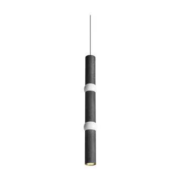 Lightbone candeeiro suspenso - Grande 83,6 cm, carvalho preto - Oblure