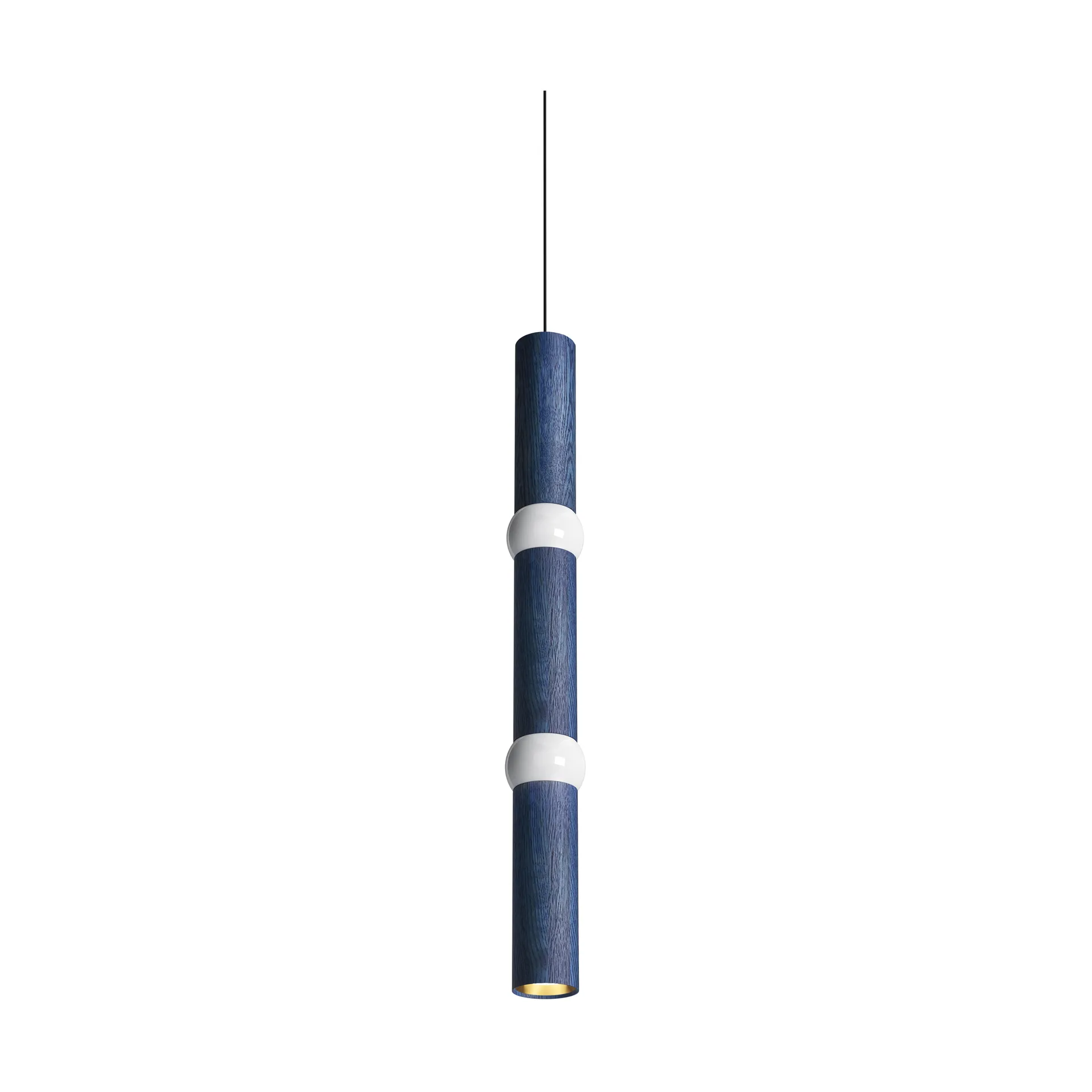 Lightbone candeeiro suspenso, Large 83,6 cm, carvalho azul Oblure