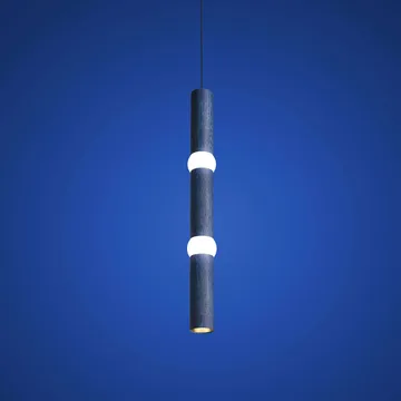 Lightbone candeeiro suspenso - Large 83,6 cm, carvalho azul - Oblure