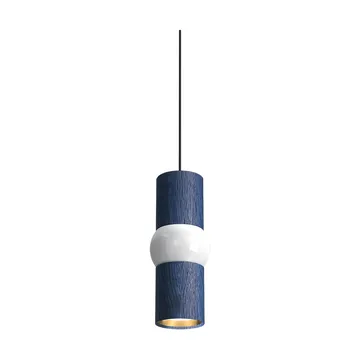 Lightbone candeeiro suspenso - Pequeno 24 cm, carvalho azul - Oblure