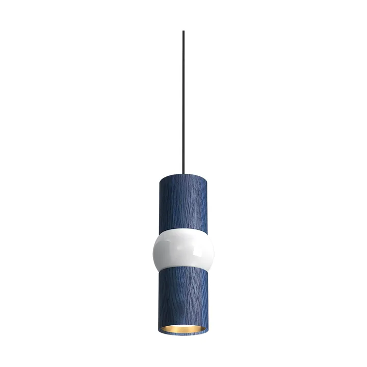 Lightbone candeeiro suspenso - Pequeno 24 cm, carvalho azul - Oblure