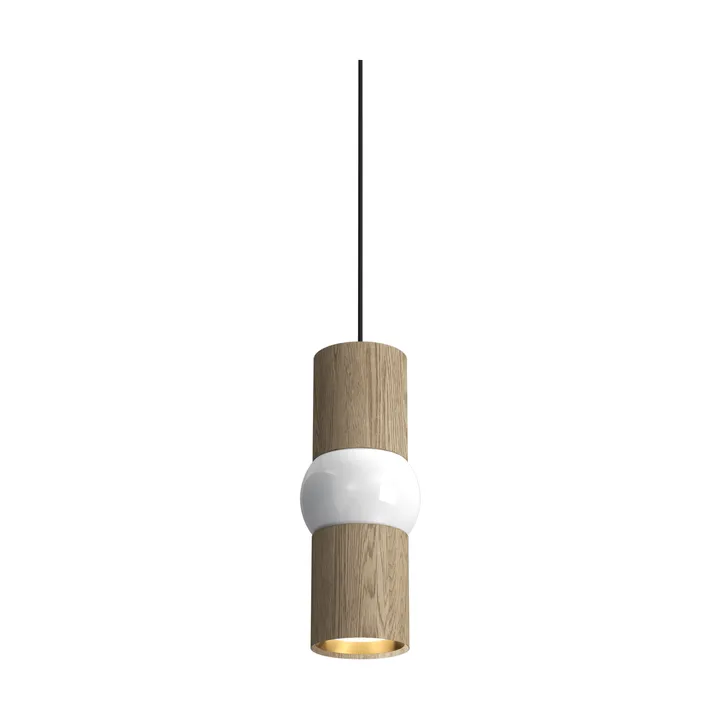 Lightbone candeeiro suspenso - Pequeno 24 cm, carvalho natural - Oblure