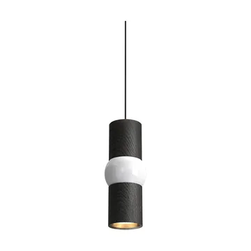 Lightbone candeeiro suspenso - Pequeno 24 cm, carvalho preto - Oblure
