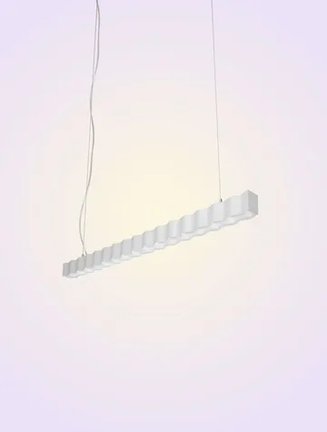 Superwave candeeiro pendente - Branco - Oblure