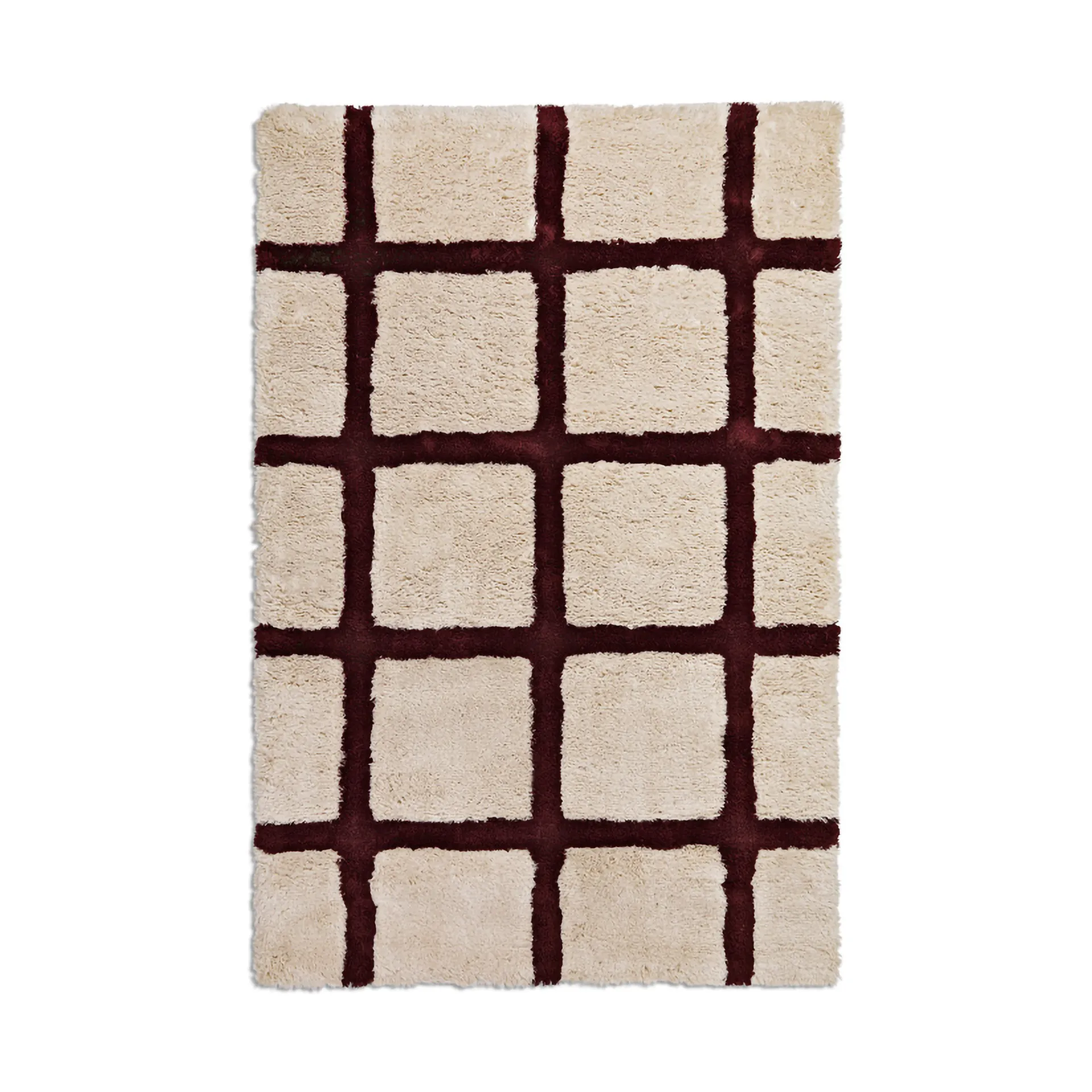 Tapete de lã ODC Line Big Scale, Beige brown, 170x240 cm Ogeborg
