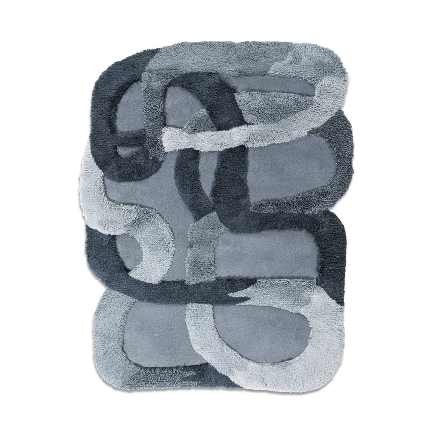 Tapete de lã The Tangles, Cloudy blue, 236x300 cm Ogeborg