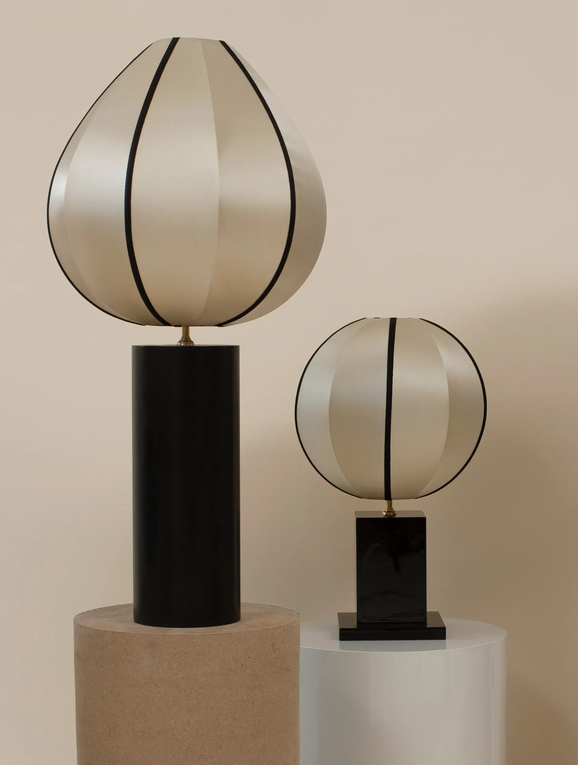 Abajur Indochina Classic Round XS, Kit-black Oi Soi Oi