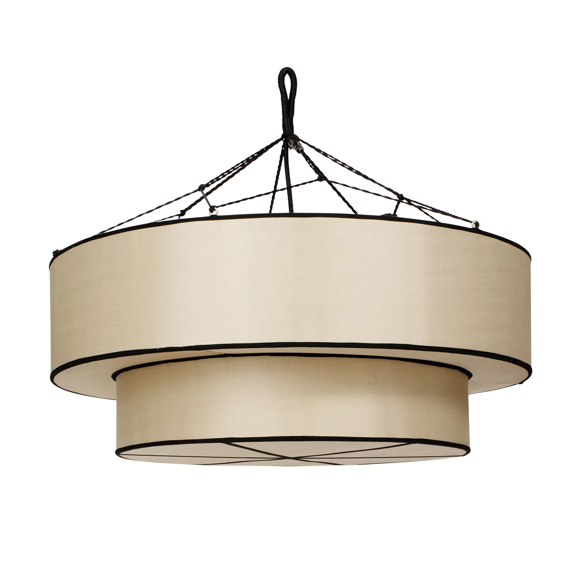 Abajur Indochina Classic Tophat, Kit-black Oi Soi Oi