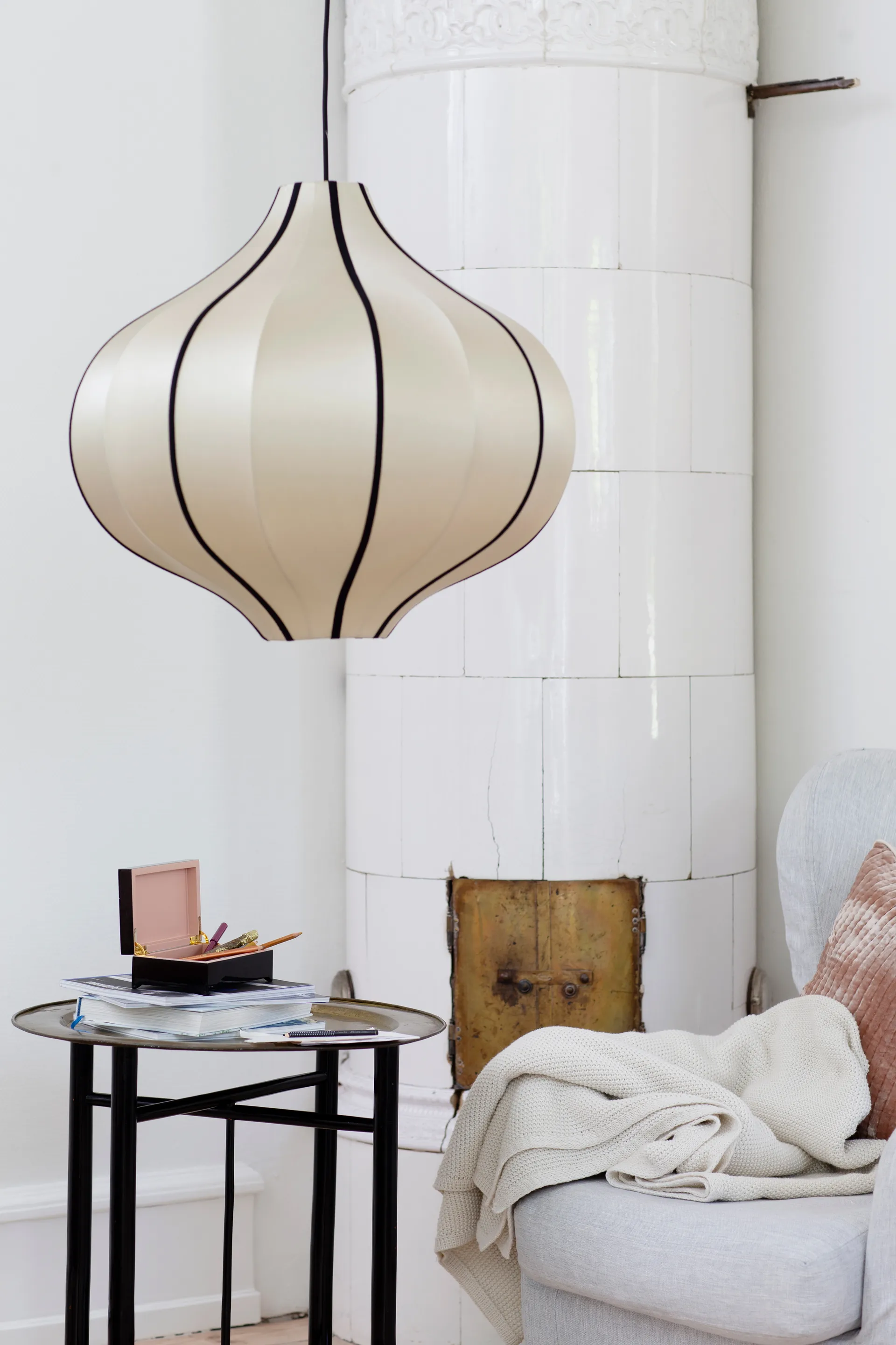 Indochina Classic Onion L abajur, Kit-preto Oi Soi Oi