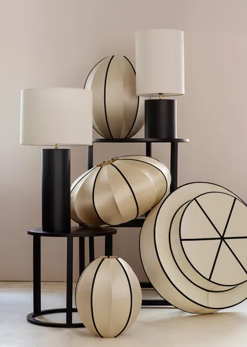 Indochina Classic Oval S abajur - Kit-black - Oi Soi Oi