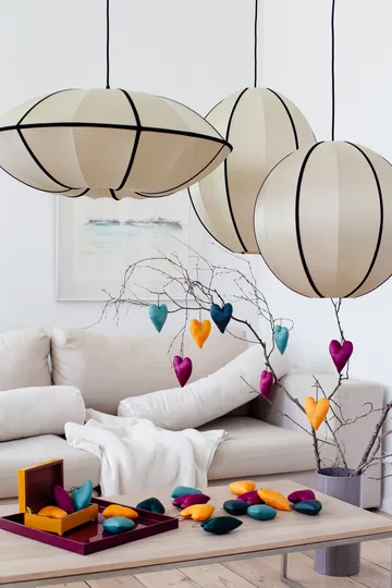 Indochina Classic Round XL abajur - Kit-preto - Oi Soi Oi