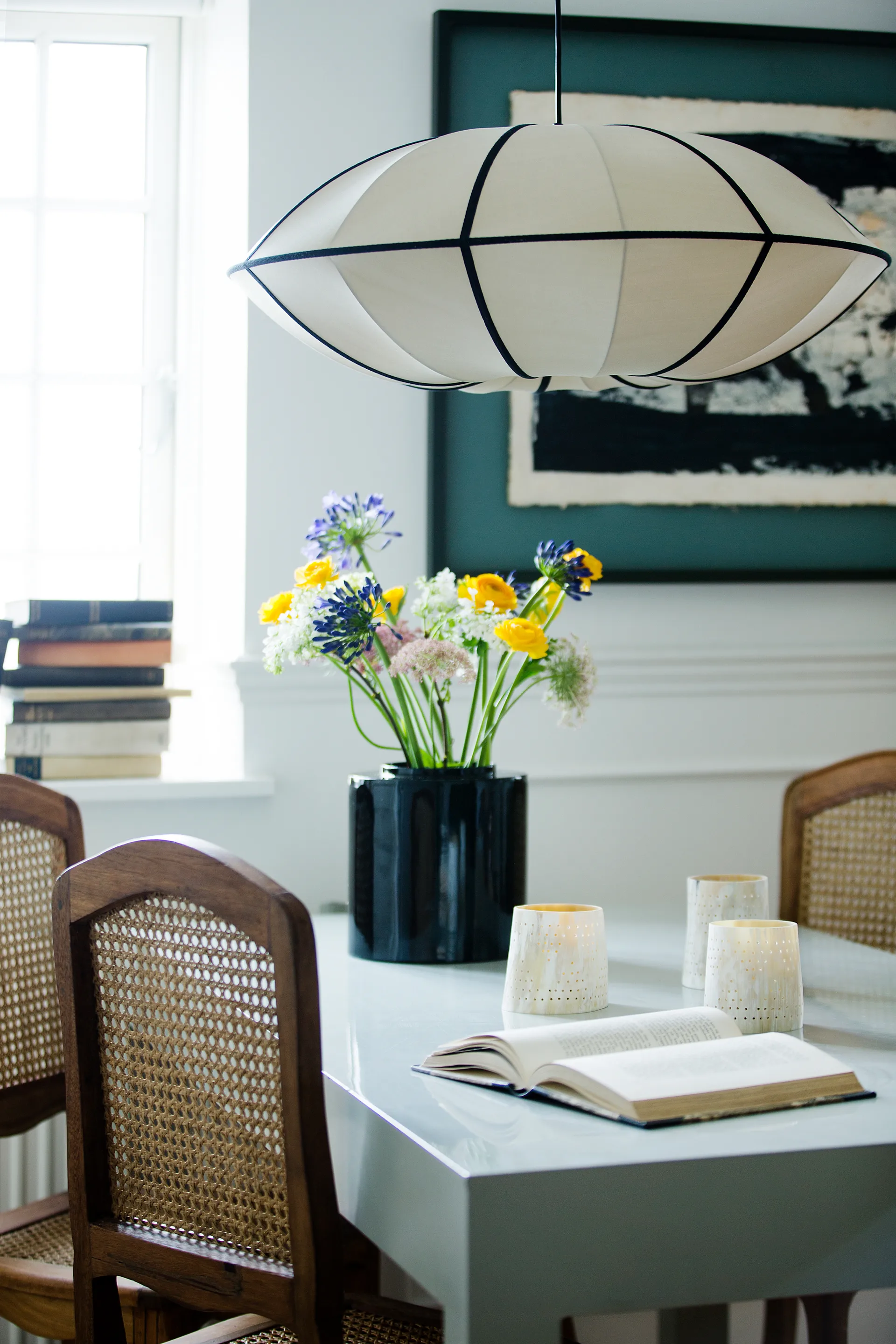 Indochina Classic UFO abajur, Kit-black Oi Soi Oi