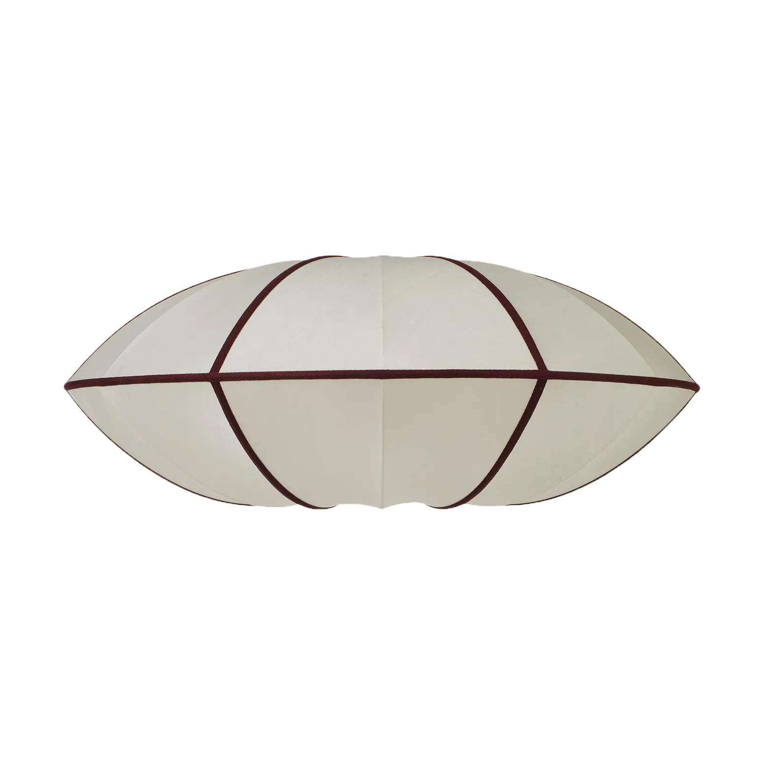 Indochina Classic UFO abajur, Offwhite-bordeaux Oi Soi Oi