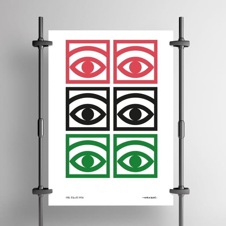 Ögon póster cor, 50x70 cm Olle Eksell