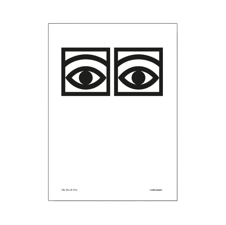 Ögon póster one-eye - 21x29,7 cm (A4) - Olle Eksell