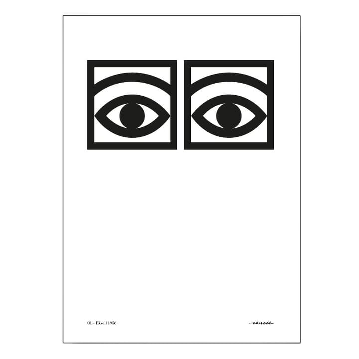 Ögon póster one-eye - 50x70 cm - Olle Eksell