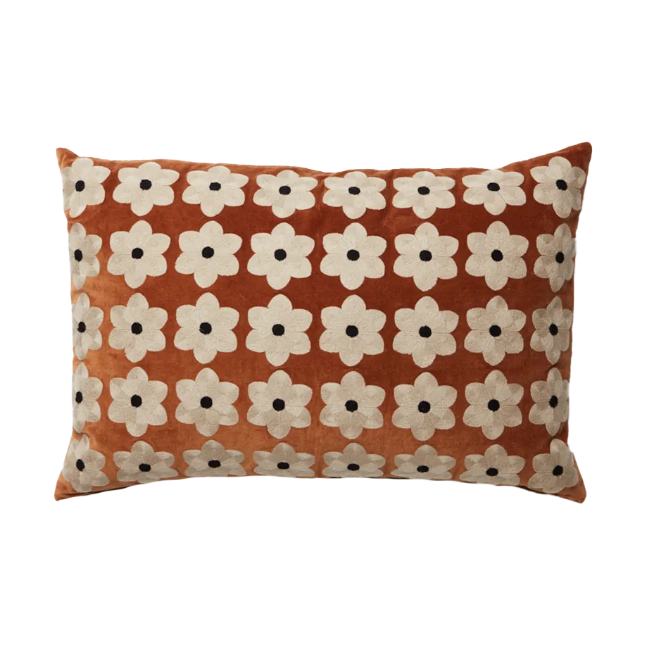 Capa de almofada Daisy 50x90 cm, Ferrugem Olsson & Jensen