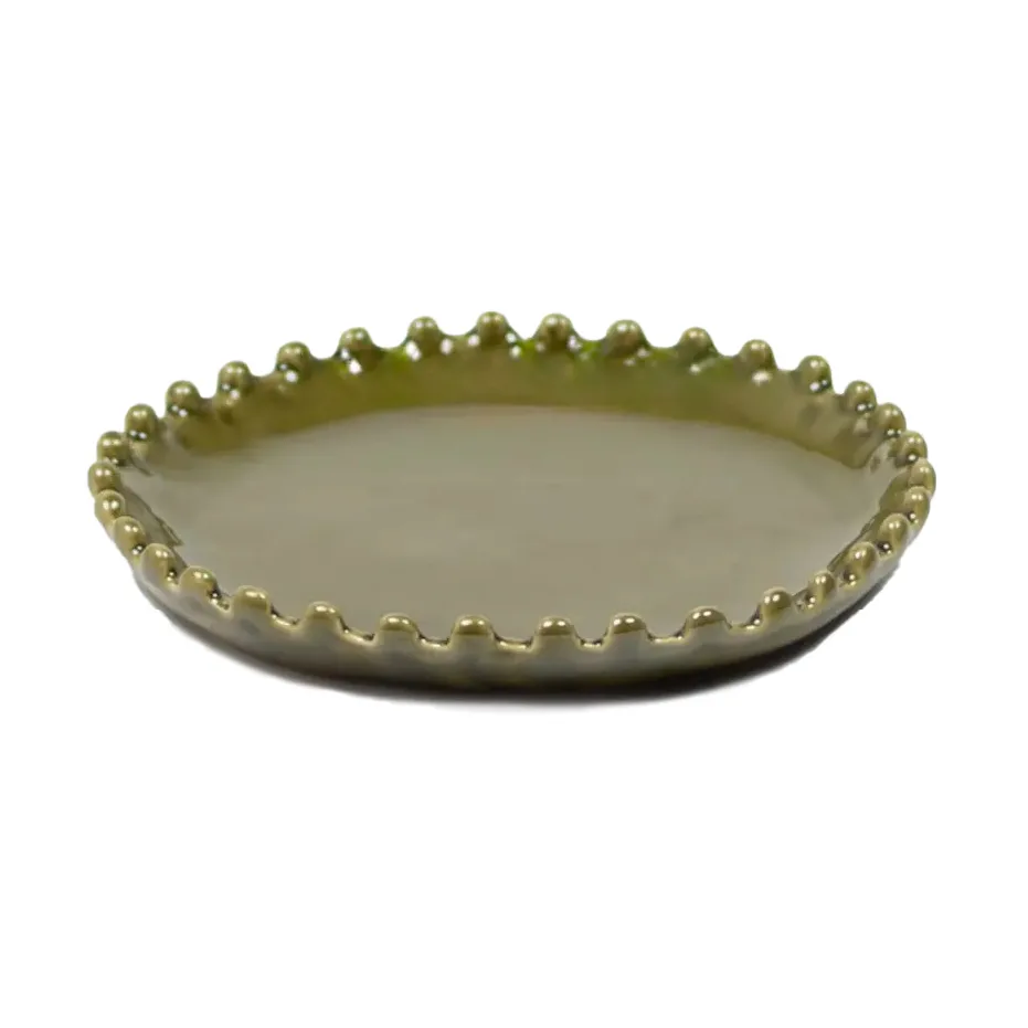 Eden prato de sobremesa Ø16 cm, Verde Olsson & Jensen