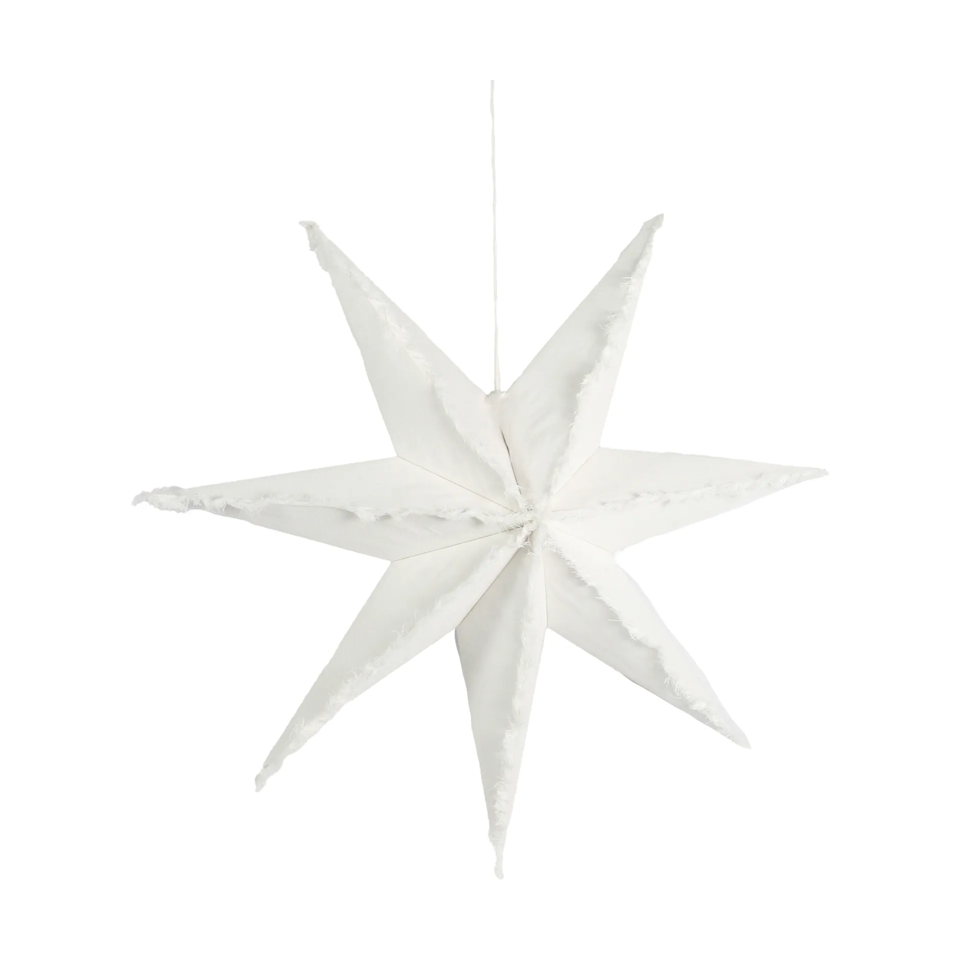 Estrela de Natal Lino 68 cm, Branco Olsson & Jensen