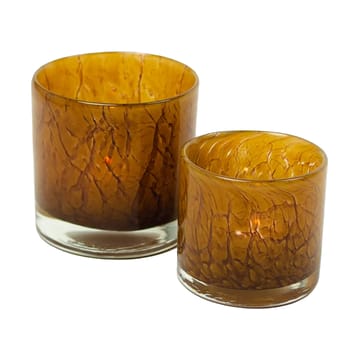 Etna porta-vela Ø8 cm - Castanho claro - Olsson & Jensen