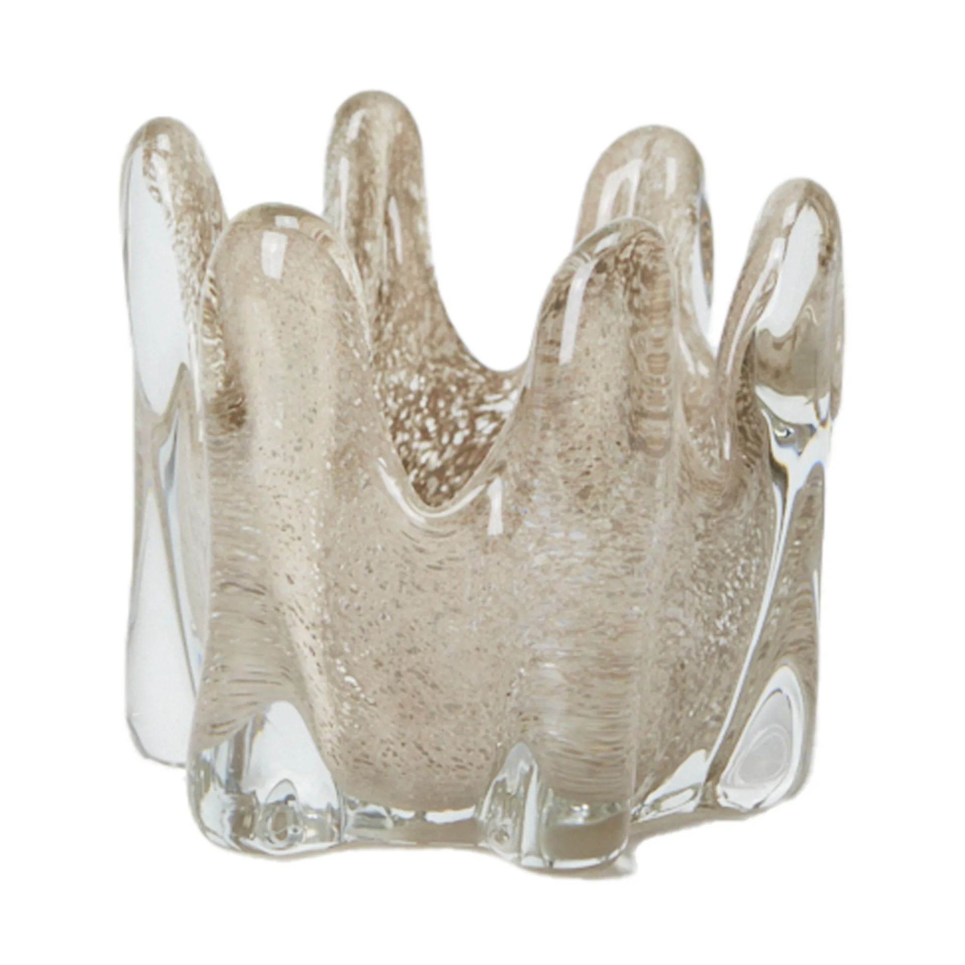 Helix porta-vela Ø10.5 cm, Taupe Olsson & Jensen