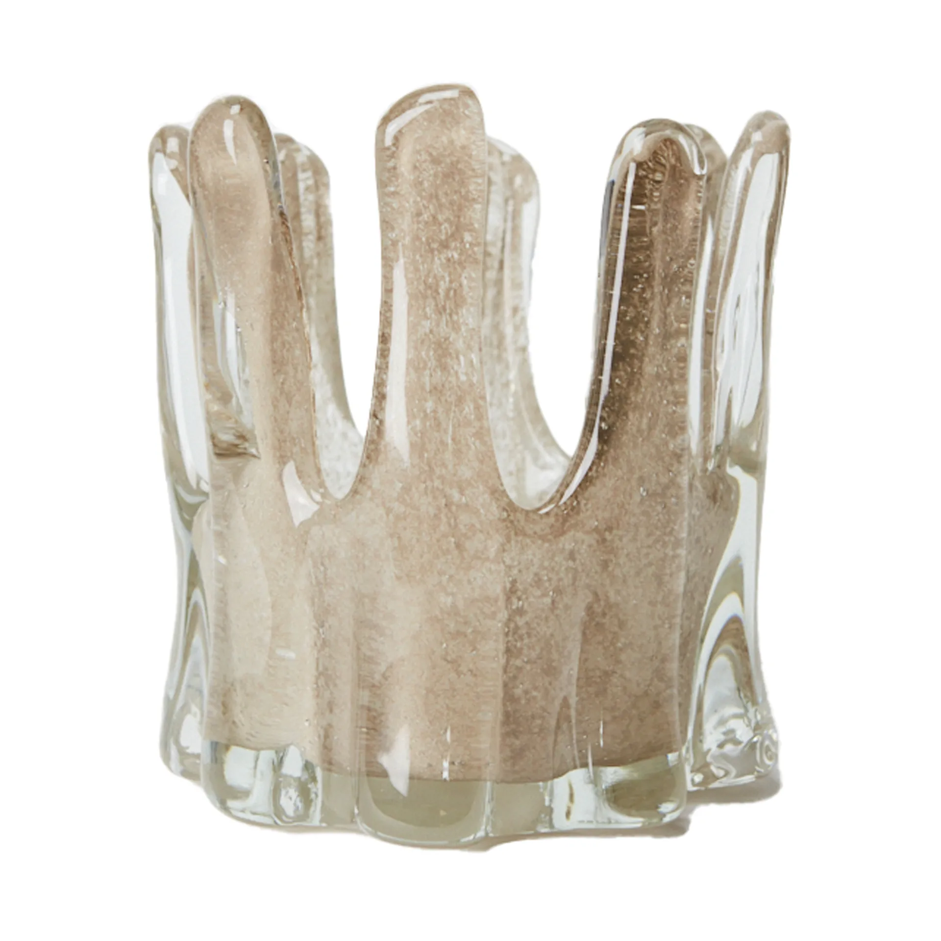 Helix porta-vela Ø14 cm, Taupe Olsson & Jensen