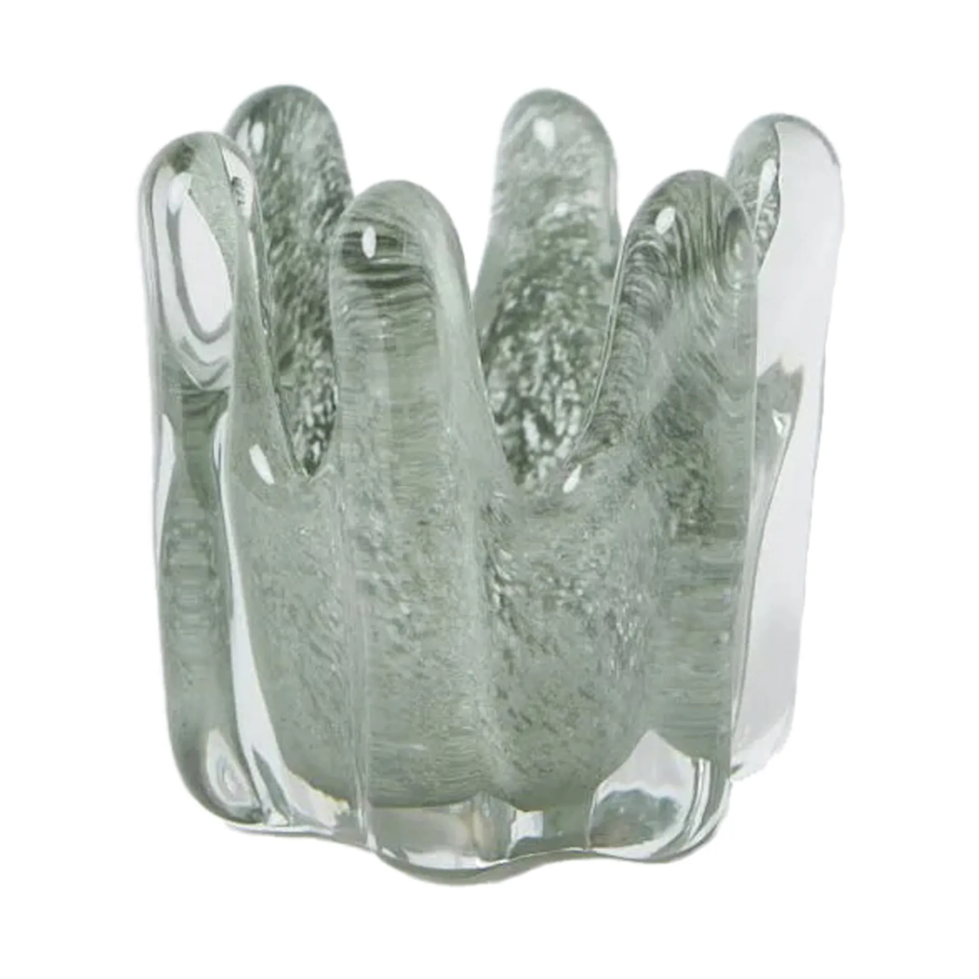 Helix porta-vela Ø14 cm, Verde musgo Olsson & Jensen