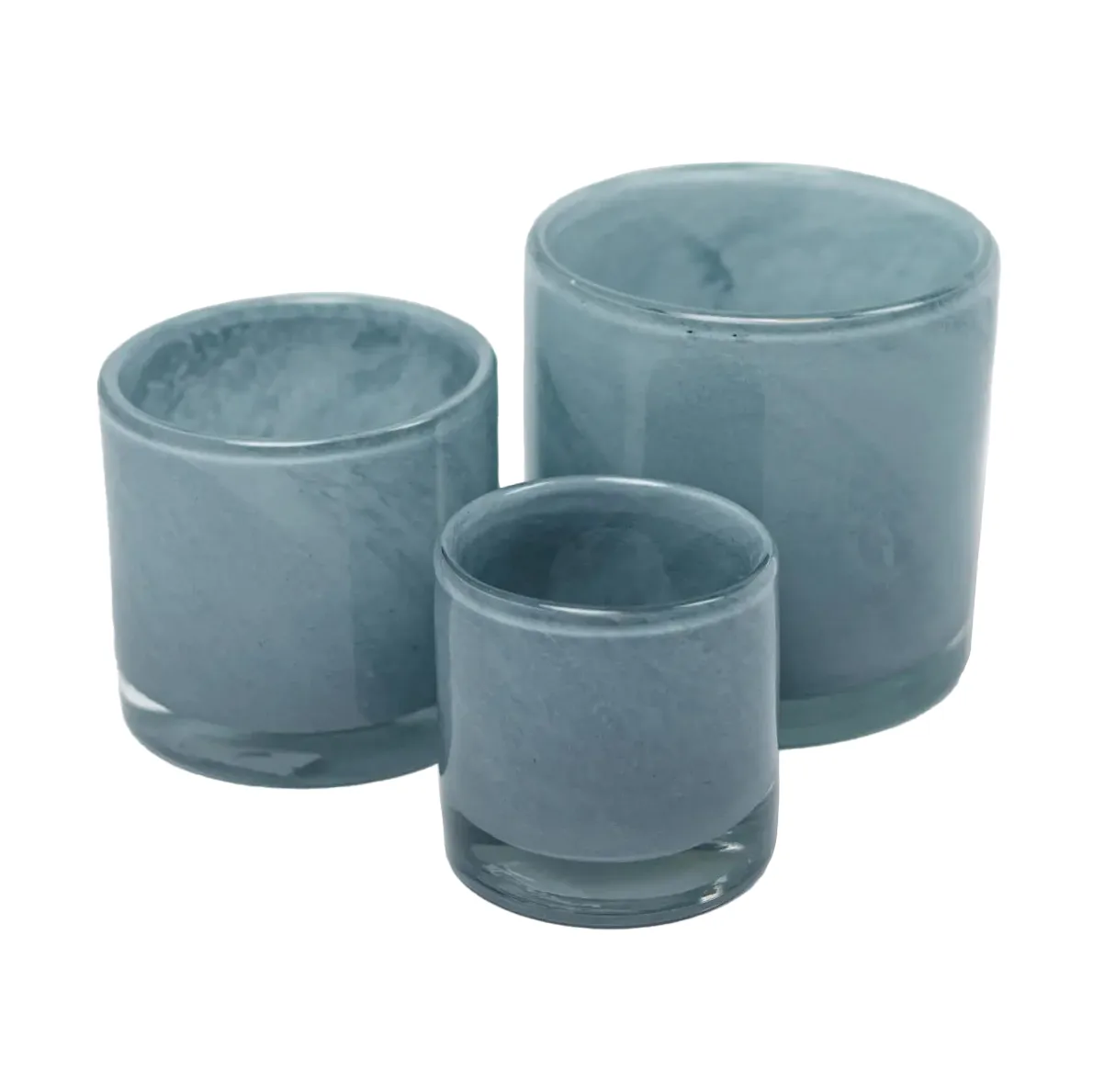 Nilla porta-vela 8 cm, Azul claro Olsson & Jensen