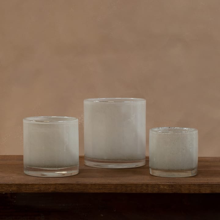 Nilla porta-vela 8 cm, cinza bege Olsson & Jensen