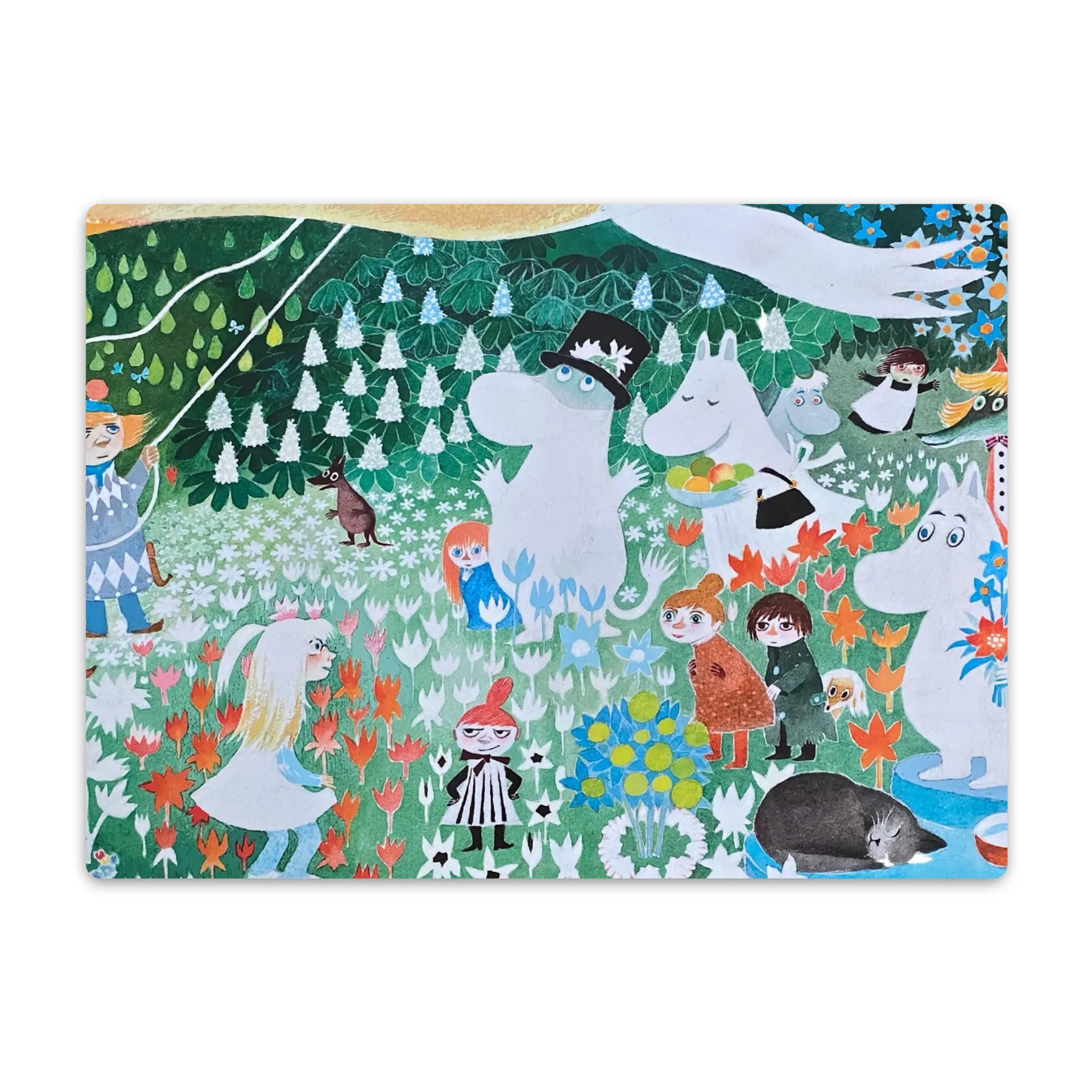 Individual de mesa Dangerous Journey 40x30 cm, Verde Opto Design