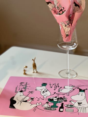 Moomin 80 individual de mesa 27,5x40 cm - Rosa - Opto Design