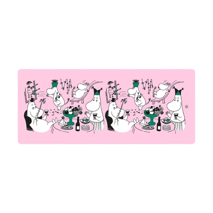 Moomin 80 tabuleiro de servir 17x40 cm - Rosa - Opto Design