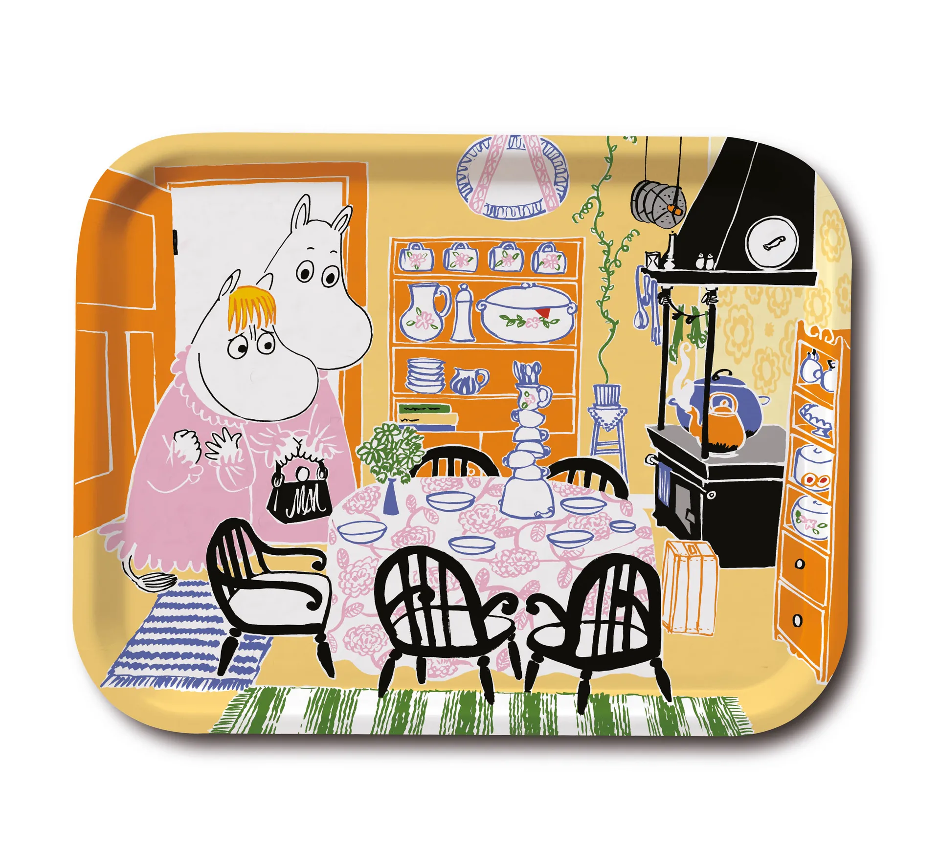Tabuleiro Moomin Kitchen, Amarelo Opto Design