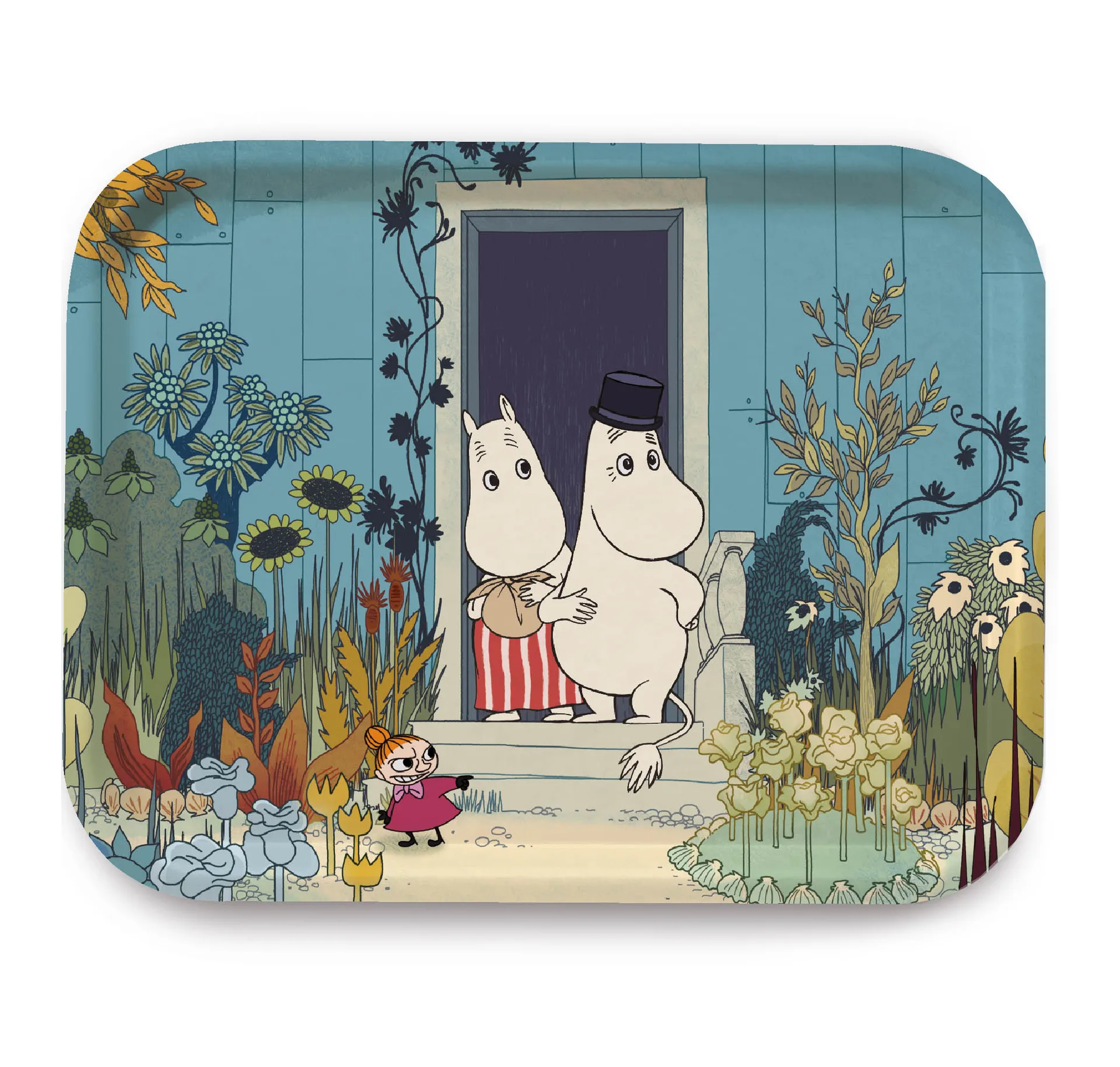 Tabuleiro Moomin Riviera Doorstep , Blue-multi Opto Design