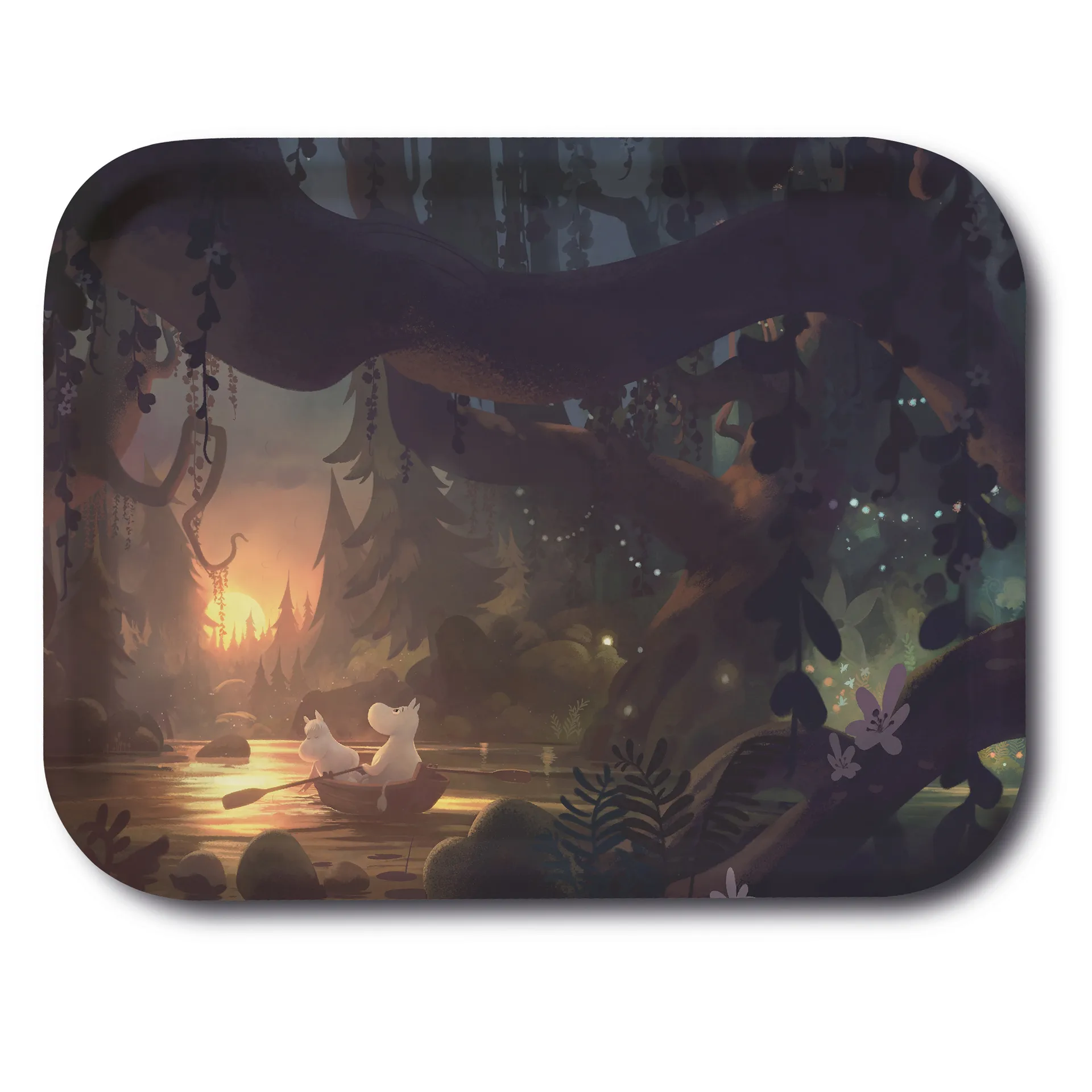 Tabuleiro Moomin TV-Series 27x20 cm, Moomin in the forest Opto Design