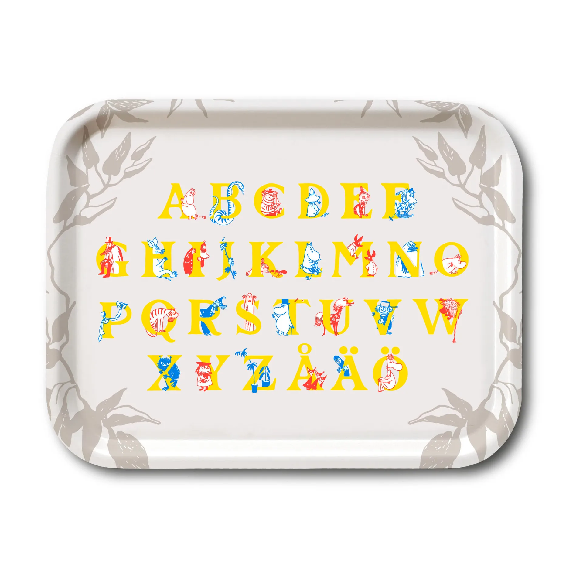 Tabuleiro Mumin ABC , 20x27 cm Opto Design