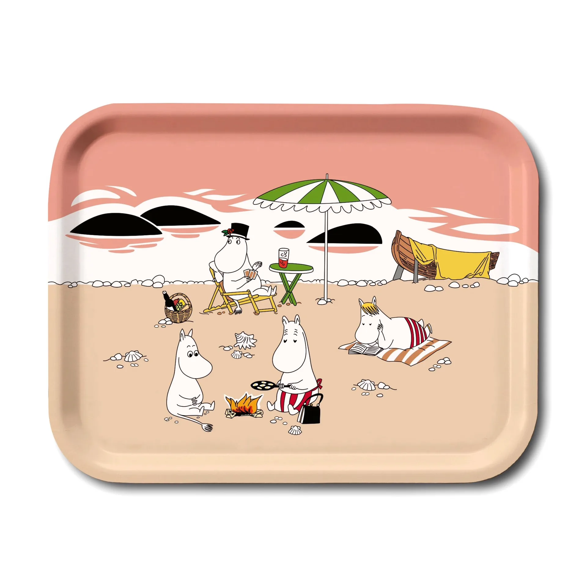 Tabuleiro Mumin summer 2021, Apricot-sand Opto Design