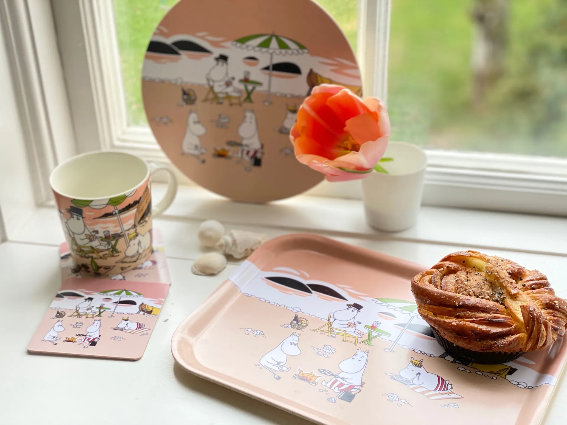 Tabuleiro Mumin summer 2021, Apricot-sand Opto Design
