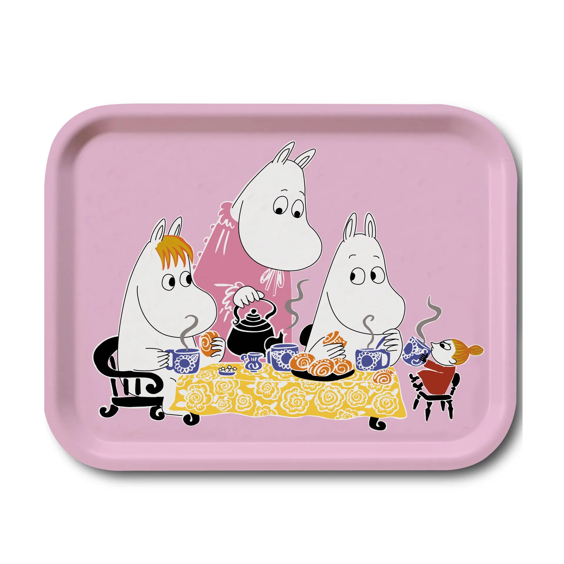 Tabuleiro Teaparty Moomin, rosa Opto Design