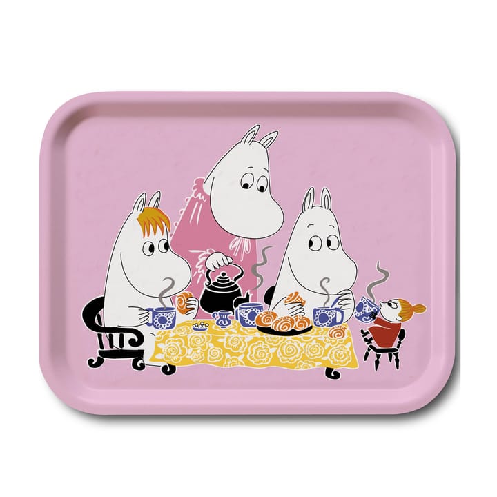 Tabuleiro Teaparty Moomin - rosa - Opto Design